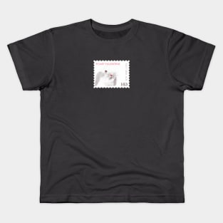 Valentine's day bunny love letter stamp Kids T-Shirt